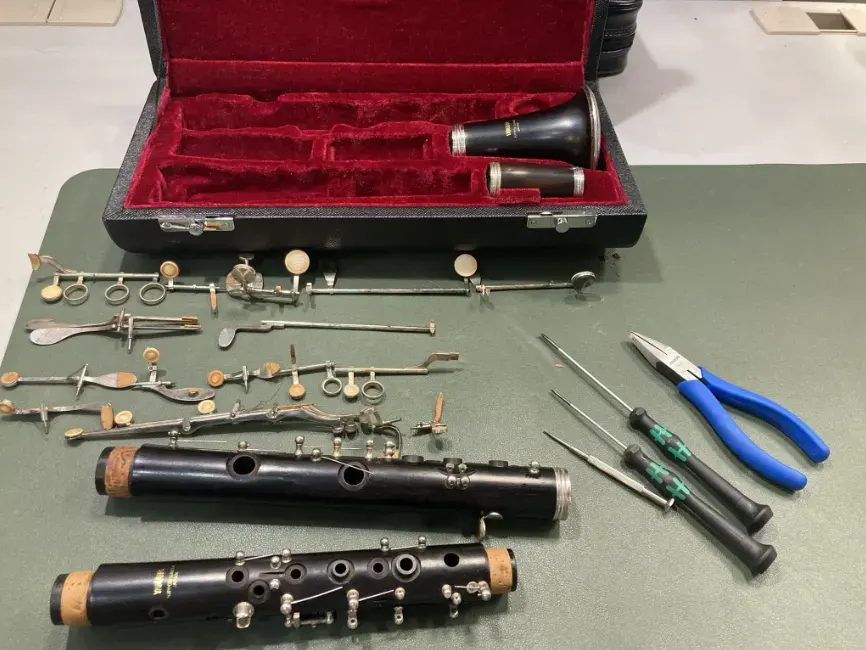管楽器修理の確かな技術